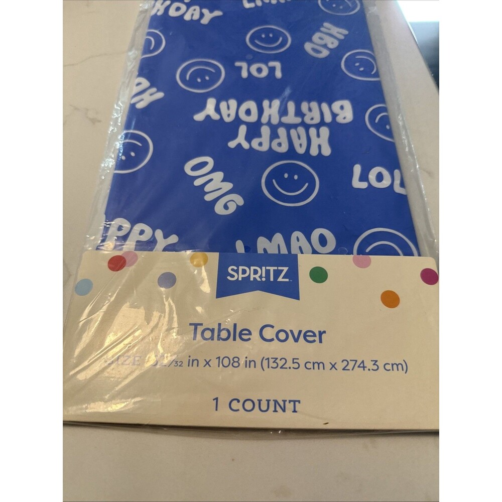 NEW Spritz Table Cover Size (52 5/32” X 108”)